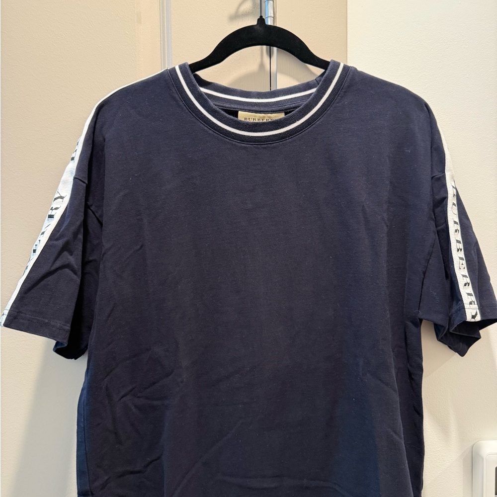 Burberry Dark Blue Short Sleeve Tee